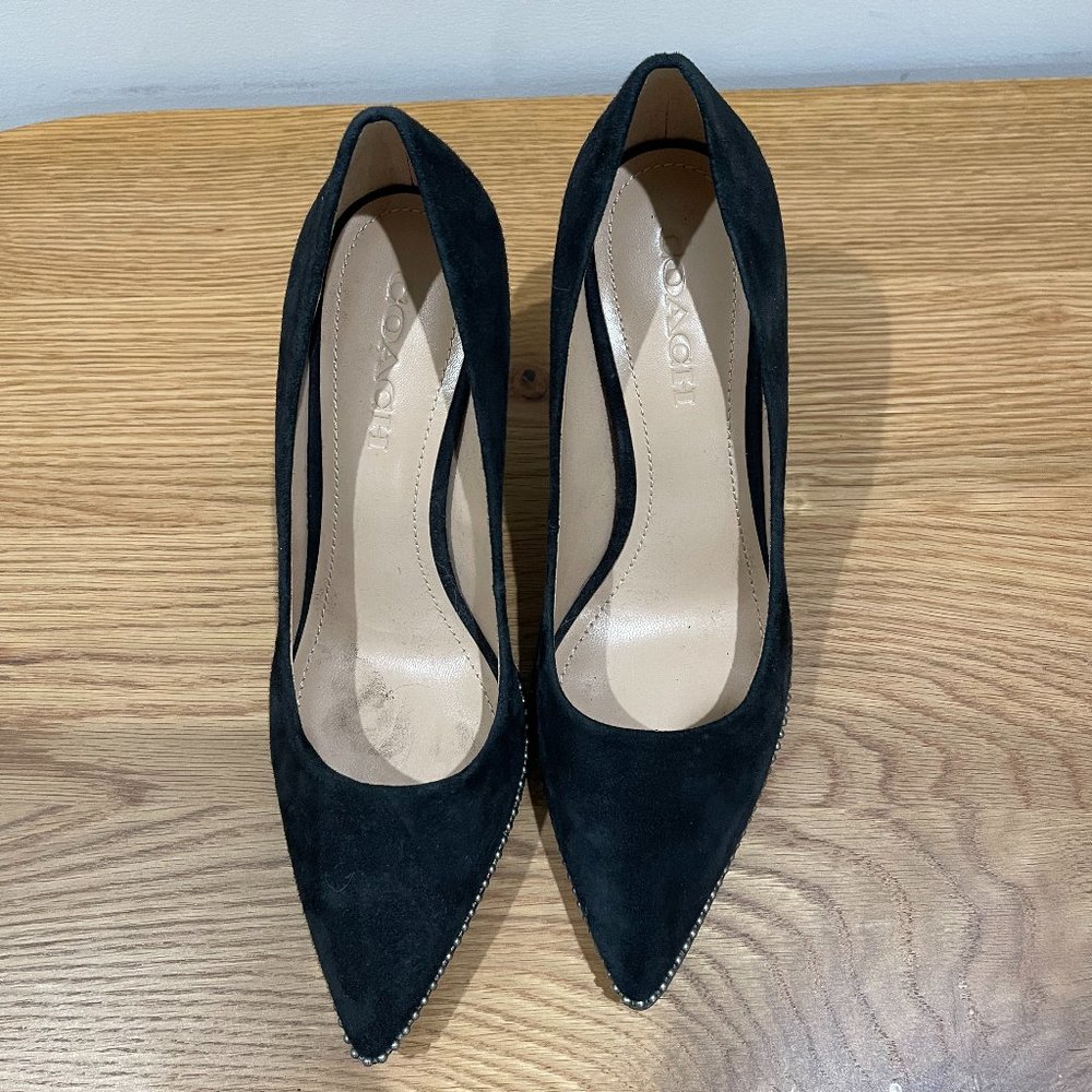 Coach Suede Leather heels